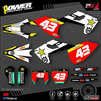 PowerZone Custom Team Graphics Decals 3M Stickers Kit For Husqvarna Sticker 2016-18 TC FC TX FX FS 2017-19 TE FE 125-450cc 11
PowerZone Custom Team Graphics Decals 3M Stickers Kit For Husqvarna Sticker 2016-18 TC FC TX FX FS 2017-19 TE FE 125-450cc 11