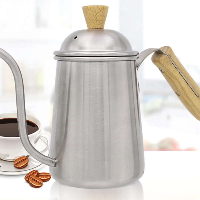 Hot Sale 650Ml Gooseneck Tea Kettle Long Narrow Spout Coffee Maker With Wooden Handle
Hot Sale 650Ml Gooseneck Tea Kettle Long Narrow Spout Coffee Maker With Wooden Handle
