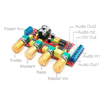 1PCS Ne5532 Op-amp Hifi Preamp Volume Amplifier Preamp Eq Control Board Diy Kit Professional Tone Board 10*5*1 CM Universal
1PCS Ne5532 Op-amp Hifi Preamp Volume Amplifier Preamp Eq Control Board Diy Kit Professional Tone Board 10*5*1 CM Universal