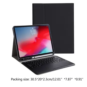 For iPad Pro 12.9\" 2020 Case with Keyboard Pencil Holder Backlit Tablet Cover N0HC
For iPad Pro 12.9\" 2020 Case with Keyboard Pencil Holder Backlit Tablet Cover N0HC