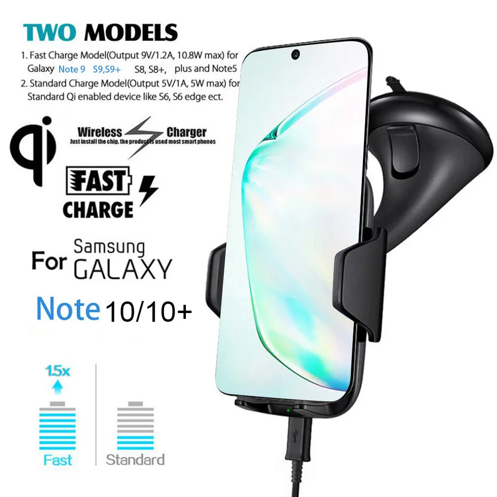 NEW Double port Qi Wireless Fast Charger Dock Car Holder Charging Mount Pad Compatible for Samsung Note10/Note10 plus
NEW Double port Qi Wireless Fast Charger Dock Car Holder Charging Mount Pad Compatible for Samsung Note10/Note10 plus