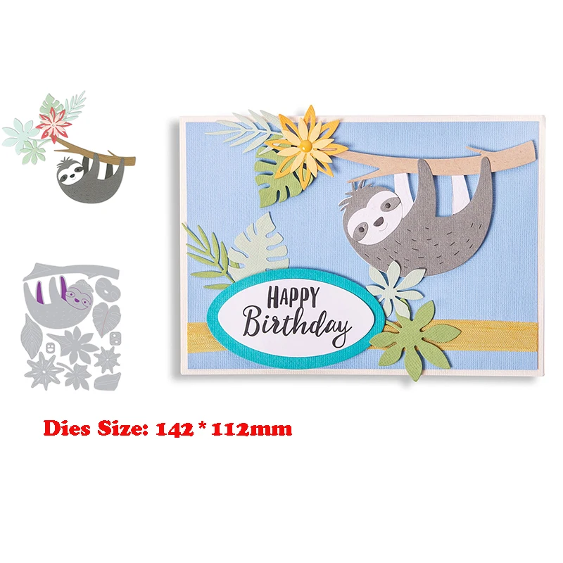 New Metal Cutting Dies For 2021 DIY Scrapbooking Sloth Bamboo Leaf Frame Embossing Stencils Paper Card Craft Troqueles
New Metal Cutting Dies For 2021 DIY Scrapbooking Sloth Bamboo Leaf Frame Embossing Stencils Paper Card Craft Troqueles