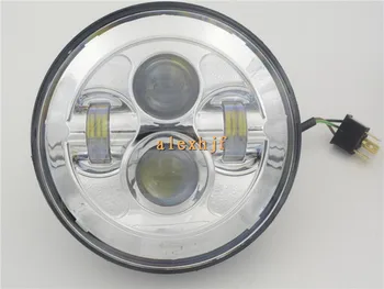 1pc 7" Round LED Headlight Assembly Case for Harley-Davidson Motorcycle, High beam 40W 1770LM, low beam 20W 980LM. fast shipping 
1pc 7" Round LED Headlight Assembly Case for Harley-Davidson Motorcycle, High beam 40W 1770LM, low beam 20W 980LM. fast shipping