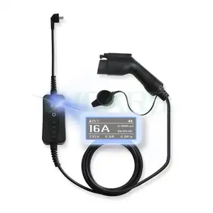 J1772 EV Charger Type 1 Level 2 EVSE 5m Portable Adjustable Controlle Electric Car Charging Stations J1772 EV Charger Type 1 Level 2 EVSE 5m Portable Adjustable Controlle Electric Car Charging Stations