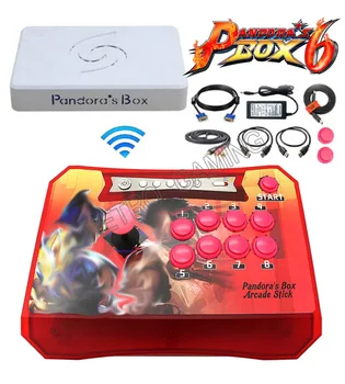 Original 1 Player Wireless Arcade Game Controller Joystick kit built-in Pandora Box 6 mini console 1300 in 1 for PS3 PC TV
Original 1 Player Wireless Arcade Game Controller Joystick kit built-in Pandora Box 6 mini console 1300 in 1 for PS3 PC TV