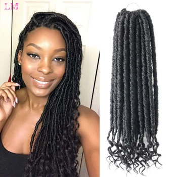 LM 16 inch Goddess Faux Locs Crochet Hair Soft Hair Wig Natural Synthetic Braids Brown Extension For Women Hair Wig
LM 16 inch Goddess Faux Locs Crochet Hair Soft Hair Wig Natural Synthetic Braids Brown Extension For Women Hair Wig