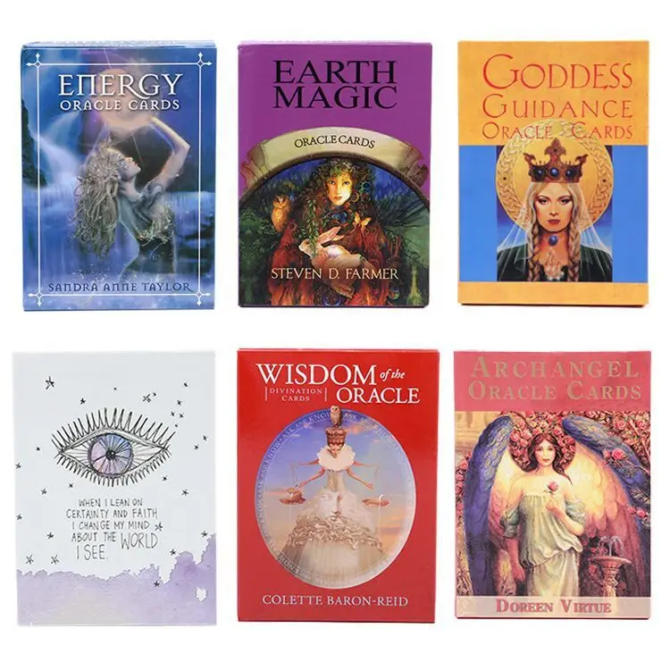 6 New styles English Oracle Cards deck funny Cards guidance divination fate board game card game for women
6 New styles English Oracle Cards deck funny Cards guidance divination fate board game card game for women