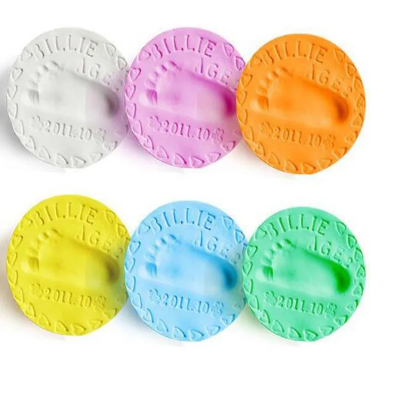 1pc Baby Air Drying Soft Clay Baby Hand Print Footprint Imprint Kit Casting Parent-child Hand Ink Pad Fingerprint Memory
1pc Baby Air Drying Soft Clay Baby Hand Print Footprint Imprint Kit Casting Parent-child Hand Ink Pad Fingerprint Memory