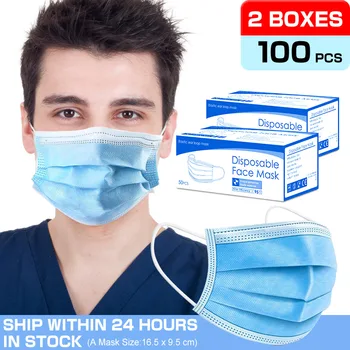 100pcs Face Mouth Mask mascherine safety masks Disposable Facial 3-Ply comfortable mascarillas Earloop Non-woven Adult Masks 
100pcs Face Mouth Mask mascherine safety masks Disposable Facial 3-Ply comfortable mascarillas Earloop Non-woven Adult Masks