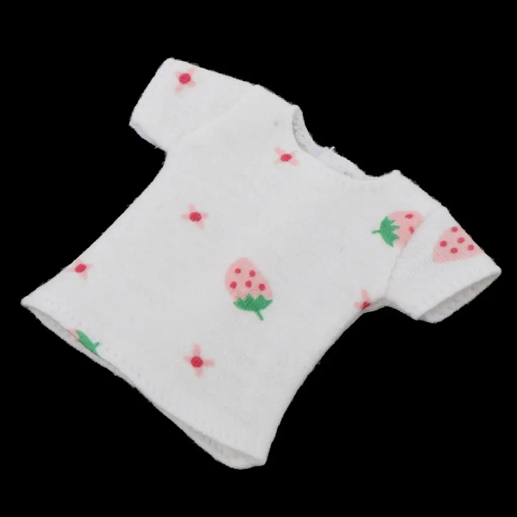 1/6 Girl Doll T-shirts BJD Casual Matching Garments Kids Toys Accessory 1/6 Girl Doll T-shirts BJD Casual Matching Garments Kids Toys Accessory