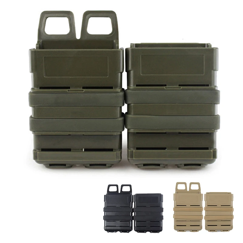 Tactical 5.56 FastMag Magazine Pouch Molle System Holder for Hunting Airsoft Rifle
Tactical 5.56 FastMag Magazine Pouch Molle System Holder for Hunting Airsoft Rifle