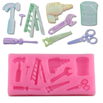 Handmade Mini Hand Tools Silicone Cupcake Fondant Cookie Decorating Mold Resin Jewelry Pendant Resin Mold Art Craft Tool
Handmade Mini Hand Tools Silicone Cupcake Fondant Cookie Decorating Mold Resin Jewelry Pendant Resin Mold Art Craft Tool