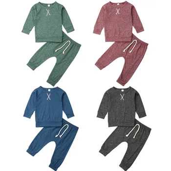 0-24M Newborn Infant Baby 2pcs Set Boys Girls Clothes Long Sleeve T-shirt Top+Pants Kids Outfits Sets Clothes 
0-24M Newborn Infant Baby 2pcs Set Boys Girls Clothes Long Sleeve T-shirt Top+Pants Kids Outfits Sets Clothes