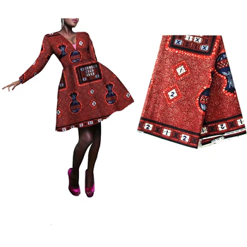 Cotton Red African Printed Real Wax Fabric For Women Dress 2020 New Design Ankara Nigerian Veritable Wax Print Fabric
Cotton Red African Printed Real Wax Fabric For Women Dress 2020 New Design Ankara Nigerian Veritable Wax Print Fabric
