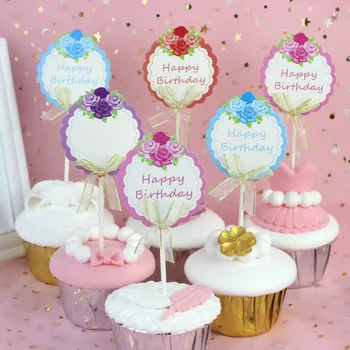 Bakery Decorative Bow Flower Circle HAPPY Birthday/-Doing Homework Inserts Dessert Table Decoration
Bakery Decorative Bow Flower Circle HAPPY Birthday/-Doing Homework Inserts Dessert Table Decoration