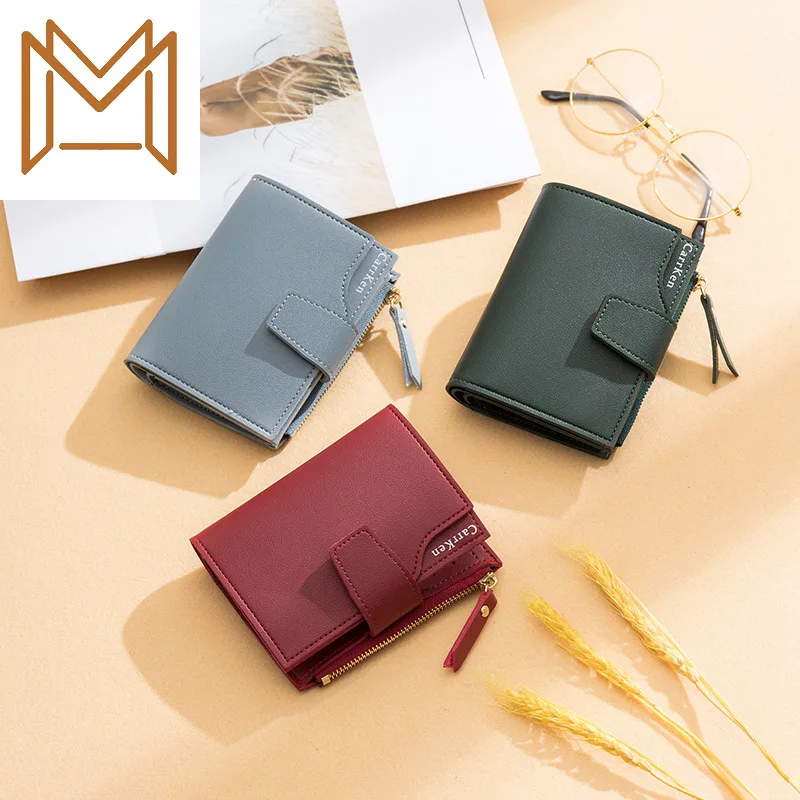 2019 Wallet Woman Short Three Soft Leather More Function Wallet Zipper Hasp Pu Small Package
2019 Wallet Woman Short Three Soft Leather More Function Wallet Zipper Hasp Pu Small Package
