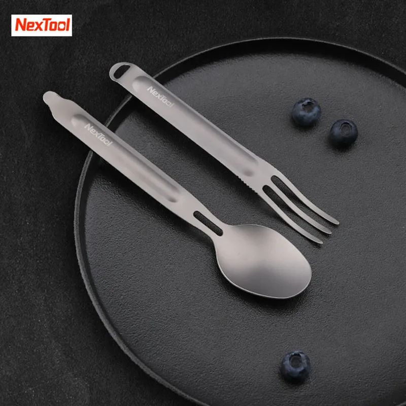 Xiaomi NexTool Fork Spoon Outdoor Pure Titanium Portable Tableware 2-in-1 Detachable Outdoor Sports Healthy Convenient
Xiaomi NexTool Fork Spoon Outdoor Pure Titanium Portable Tableware 2-in-1 Detachable Outdoor Sports Healthy Convenient