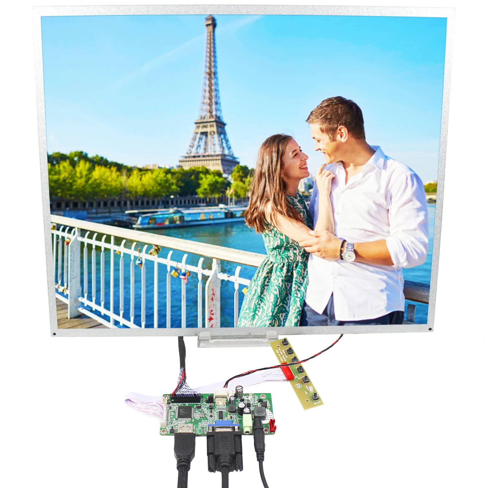 19" 1280×1024 G190ETN01.0 work with HDMI /VGA /DVI /Audio controller board
19" 1280×1024 G190ETN01.0 work with HDMI /VGA /DVI /Audio controller board