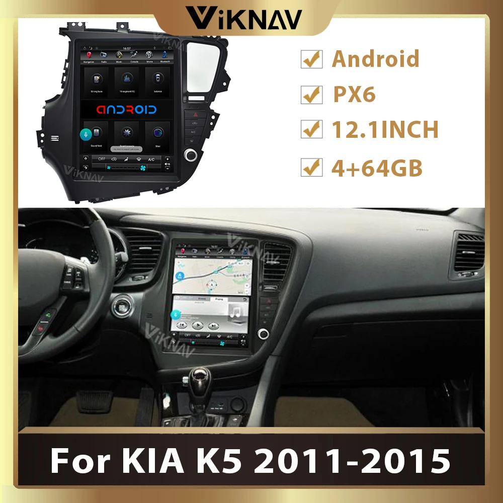 Car Radio for KIA K5 2011 2012 2013 2014 2015 Android Auto Stereo Receiver Multimedia Player Vertical Screen GPS Navigation
Car Radio for KIA K5 2011 2012 2013 2014 2015 Android Auto Stereo Receiver Multimedia Player Vertical Screen GPS Navigation