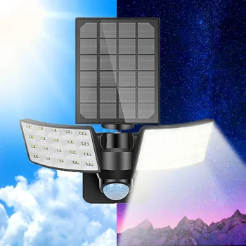 Newst 80LED Solar Powered PIR Motion Sensor Light Outdoor Waterproof IP65 Double Heads Wall Lamp For Yard Garden Street 3 Modes
Newst 80LED Solar Powered PIR Motion Sensor Light Outdoor Waterproof IP65 Double Heads Wall Lamp For Yard Garden Street 3 Modes
