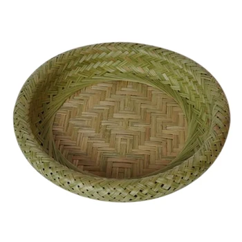 Bamboo Plate Handmade Woven Storage Basket Groceries Round Storage Box Fruit Plate Snacks Desktop Organizer Drying Cage
Bamboo Plate Handmade Woven Storage Basket Groceries Round Storage Box Fruit Plate Snacks Desktop Organizer Drying Cage