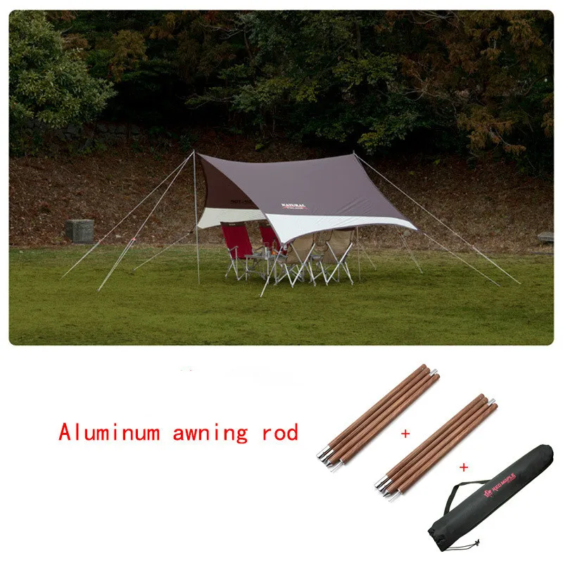 Aluminum Alloy Camping Awning Rod Tent Supporting Poles Wood Grain Four-section Connection Canopy Pole Tent Building Sun Shelter
Aluminum Alloy Camping Awning Rod Tent Supporting Poles Wood Grain Four-section Connection Canopy Pole Tent Building Sun Shelter