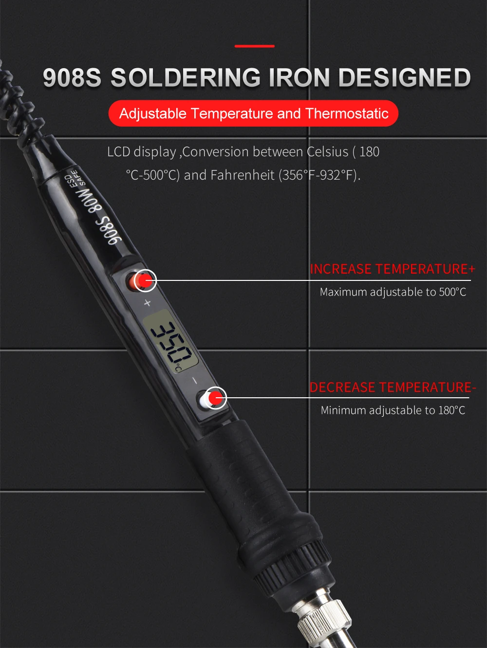 Shop Generic Electric Soldering Iron Digital Soldering Irons Tin Kit