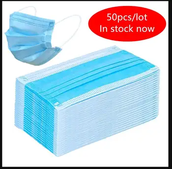 50PCS Disposable Masks Non-woven 3-Layer Face Mask Breathable Mask With Elastic Earband Breathable Adult Mouth Mask
50PCS Disposable Masks Non-woven 3-Layer Face Mask Breathable Mask With Elastic Earband Breathable Adult Mouth Mask