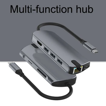 8 IN 1 HUB USB C Type C to Multi USB 3.0 HUB USB-C 3.0 Splitter 3 Port USB HUB HDMI Adapter Dock for MacBook Pro Huawei P30/P20
8 IN 1 HUB USB C Type C to Multi USB 3.0 HUB USB-C 3.0 Splitter 3 Port USB HUB HDMI Adapter Dock for MacBook Pro Huawei P30/P20