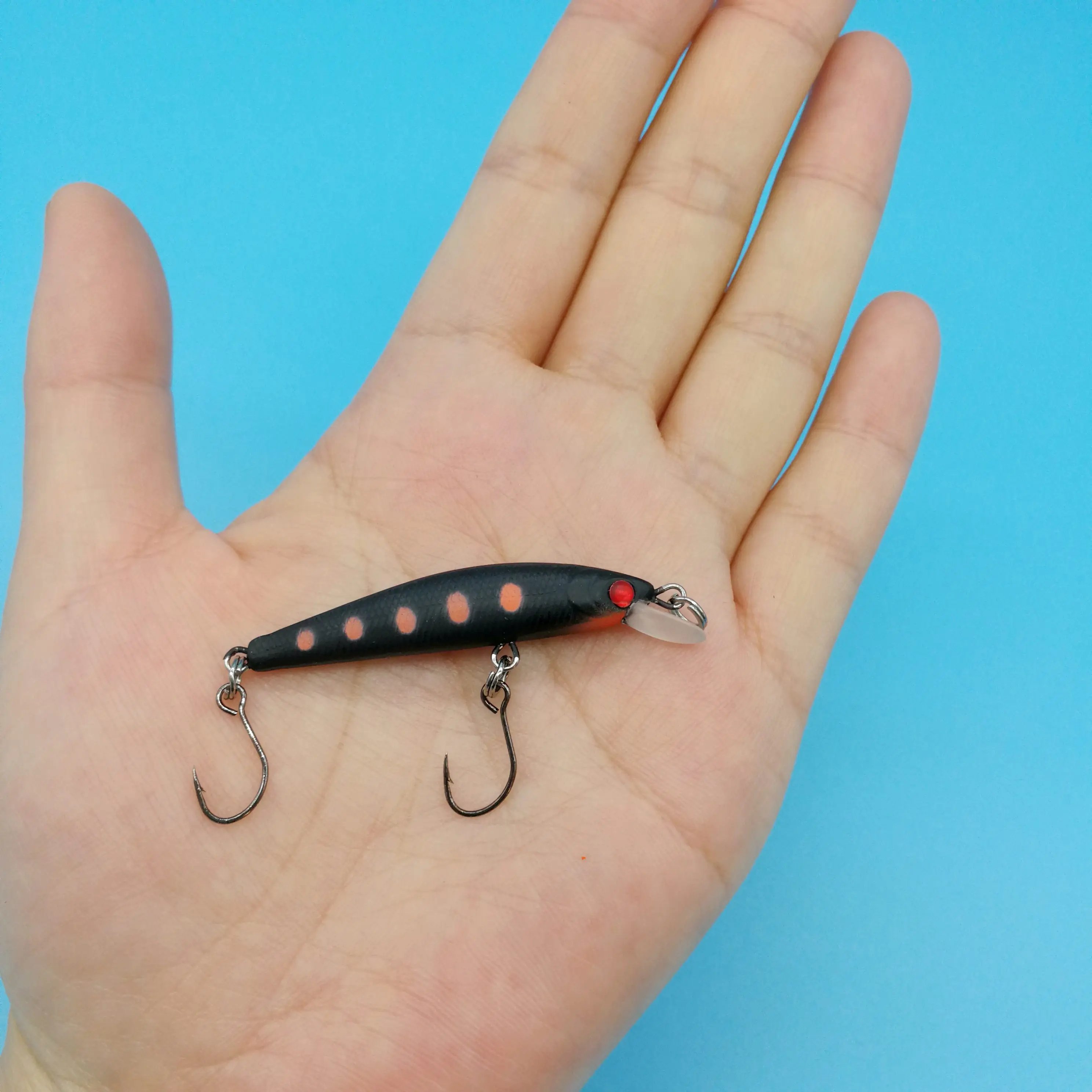 

HOOFISH 5PCS/LOT 2g Mini Minnow Wobblers Floating Fishing Lures 50mm Crankbait Artificial Hard Swimbait Fish Lure Pike Wobblers