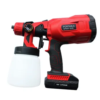 18V Electric Cordless Spray Gun 800ml Household Paint Sprayer High Pressure Flow Control Easy Airbrush Spraying Power Tools
18V Electric Cordless Spray Gun 800ml Household Paint Sprayer High Pressure Flow Control Easy Airbrush Spraying Power Tools
