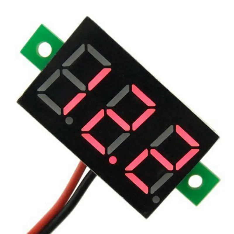 1pc Digital Voltage Meters 0.36" Digital Tube DC 4.50-30.0V Two Wire voltmeter ammeter Precision Digital Display Teaster
1pc Digital Voltage Meters 0.36" Digital Tube DC 4.50-30.0V Two Wire voltmeter ammeter Precision Digital Display Teaster