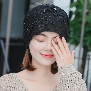 Women Beanies Lace Pearl Skullies Winter Caps Casual Hat Turban Stretch Pile Heap Cap Ladies Pink Headscarf Lace Cotton Flowers Ladies Beanies
Women Beanies Lace Pearl Skullies Winter Caps Casual Hat Turban Stretch Pile Heap Cap Ladies Pink Headscarf Lace Cotton Flowers Ladies Beanies
