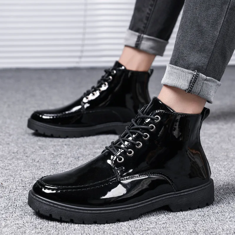 2018 Autumn And Winter New Style Men Martin Boots England Versitile Fashion Men's Boot Daily Life Casual Trend Leather Boots
2018 Autumn And Winter New Style Men Martin Boots England Versitile Fashion Men's Boot Daily Life Casual Trend Leather Boots