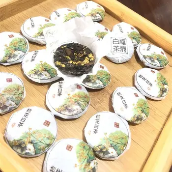 2020 Fujian Guihuabaicha Sweetscented Osmanthus White Tea Small Tea Cake for Cellulite and Promote Digestion Transparent Bottled
2020 Fujian Guihuabaicha Sweetscented Osmanthus White Tea Small Tea Cake for Cellulite and Promote Digestion Transparent Bottled