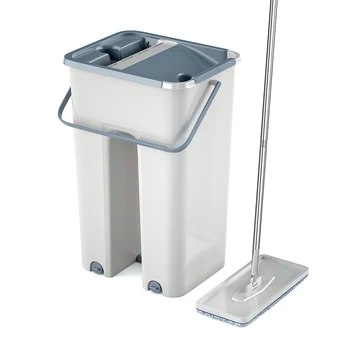 Flat Squeeze Magic Automatic Mop And Bucket Avoid Hand Washing Microfiber Cleaning Cloth Kitchen Wooden Floor Lazy Fellow Mop
Flat Squeeze Magic Automatic Mop And Bucket Avoid Hand Washing Microfiber Cleaning Cloth Kitchen Wooden Floor Lazy Fellow Mop