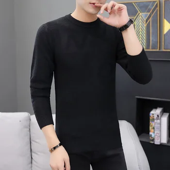 White Long Sleeve Pullover Men Sweaters Pink Casual Black Winter Grey Mens Sweaters Thin Wool O-Neck Men Sweater 
White Long Sleeve Pullover Men Sweaters Pink Casual Black Winter Grey Mens Sweaters Thin Wool O-Neck Men Sweater