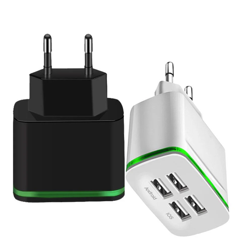 4-port USB Charger Adapter 4A Travel Charging LED Light Plug EU Regulation Multi-port Charger for iPhone huawei samsung xiaomi
4-port USB Charger Adapter 4A Travel Charging LED Light Plug EU Regulation Multi-port Charger for iPhone huawei samsung xiaomi