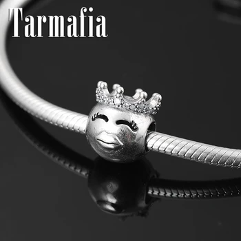 Charming 925 Sterling Silver Beautiful Princess Crown beads Women Accessories Fit Original Pandora Charm Bracelet Jewelry making
Charming 925 Sterling Silver Beautiful Princess Crown beads Women Accessories Fit Original Pandora Charm Bracelet Jewelry making