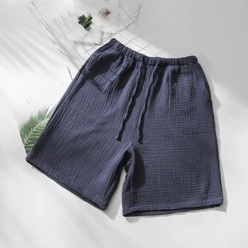 Men's Casual Summer Loose Elastic Waist Pajama Bottoms Short Pants Sleepwear Crepe Solid Color Shorts Double Gauze Home Shorts
Men's Casual Summer Loose Elastic Waist Pajama Bottoms Short Pants Sleepwear Crepe Solid Color Shorts Double Gauze Home Shorts
