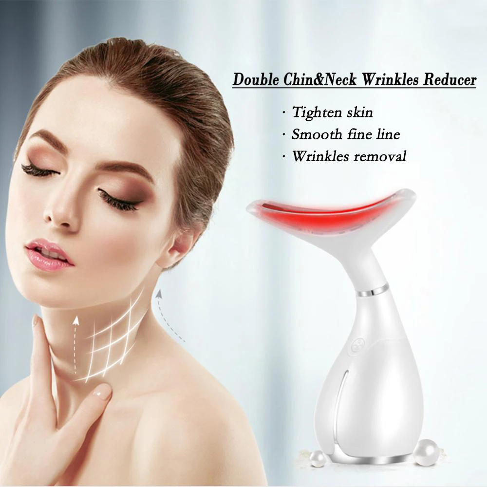 Face Massager Lifting Soin Visage Neck Anti Wrinkle Double Chin Slimmer LED Photon Light Therapy Skin Tightening Beauty Machine
Face Massager Lifting Soin Visage Neck Anti Wrinkle Double Chin Slimmer LED Photon Light Therapy Skin Tightening Beauty Machine