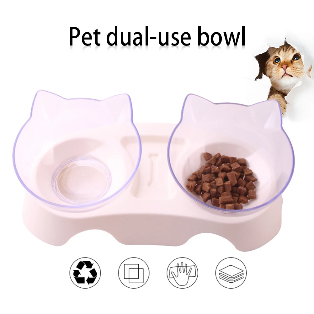 Tilt Non-Slip Cat Ear Double Bowl Protection Cervical Spine Pet Food And Water Bowl Cat And Dog Feeder Cat Bowl Pet Supplies
Tilt Non-Slip Cat Ear Double Bowl Protection Cervical Spine Pet Food And Water Bowl Cat And Dog Feeder Cat Bowl Pet Supplies