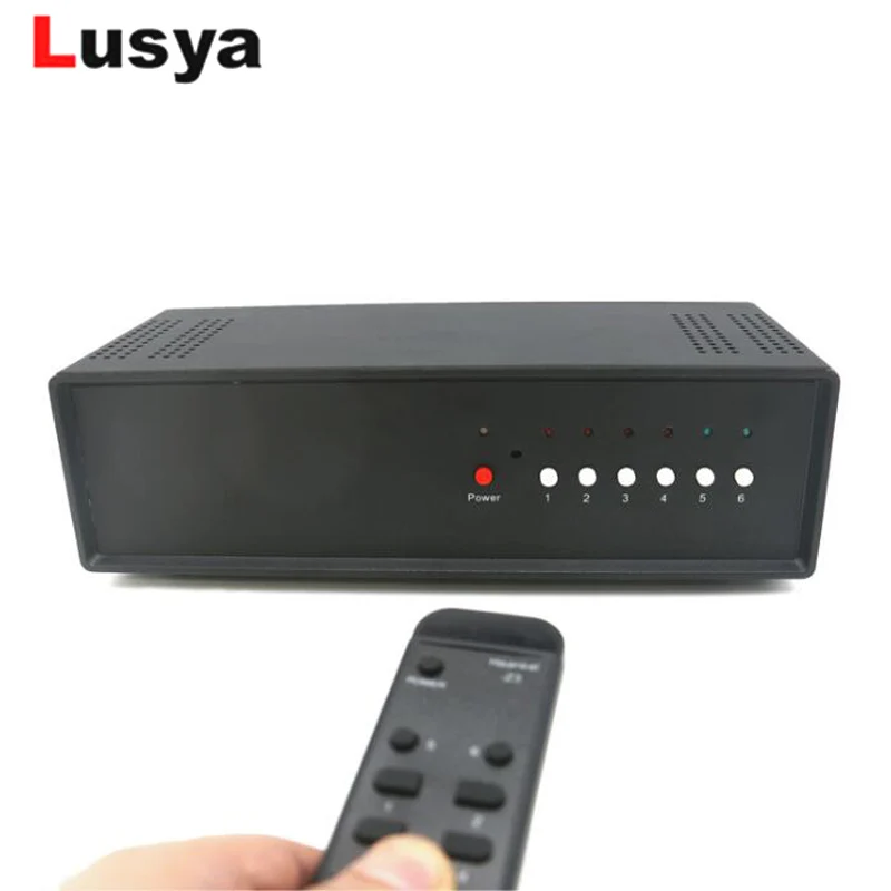 4 Input 2 Output High Power Lossless Audio Signal Switcher Switch Splitter Selector With Remote Control T0592 | Электроника