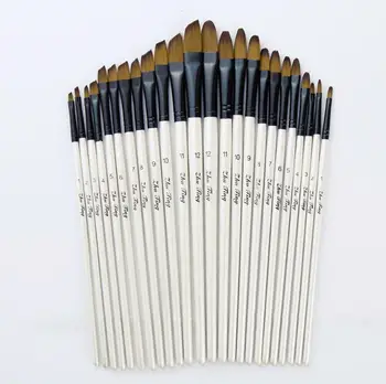 12 Artist Watercolor Painting Brushes White Brush Oil Acrylic Flat&Tip Paint Kit School Supplies Painting Brush
12 Artist Watercolor Painting Brushes White Brush Oil Acrylic Flat&Tip Paint Kit School Supplies Painting Brush