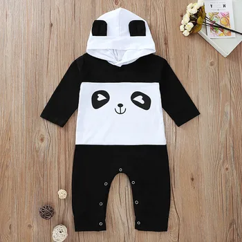 Baby Girls Boys Romper Spring Autumn Romper Hooded Long Sleeves Cartoon Panda Print Climb Soft Jumpsuit
Baby Girls Boys Romper Spring Autumn Romper Hooded Long Sleeves Cartoon Panda Print Climb Soft Jumpsuit