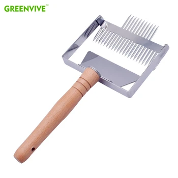 Super Large 26 pins Uncapping Fork Iron Honeycomb Honey Scraper Wooden Handle Beekeeping Tool Apicultura Equipment Uncapping
Super Large 26 pins Uncapping Fork Iron Honeycomb Honey Scraper Wooden Handle Beekeeping Tool Apicultura Equipment Uncapping