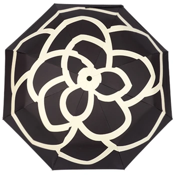 Creative Camellia Dual Use Manual Umbrella Outdoor Vinyl Rubber Handle Umbrella College Style Three-Fold Umbrella
Creative Camellia Dual Use Manual Umbrella Outdoor Vinyl Rubber Handle Umbrella College Style Three-Fold Umbrella