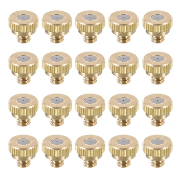 20pcs 0.3mm Brass Atomizing Lawn Mist Sprinkler Gardening Spray Nozzle Misting Nozzles For Cooling System
20pcs 0.3mm Brass Atomizing Lawn Mist Sprinkler Gardening Spray Nozzle Misting Nozzles For Cooling System