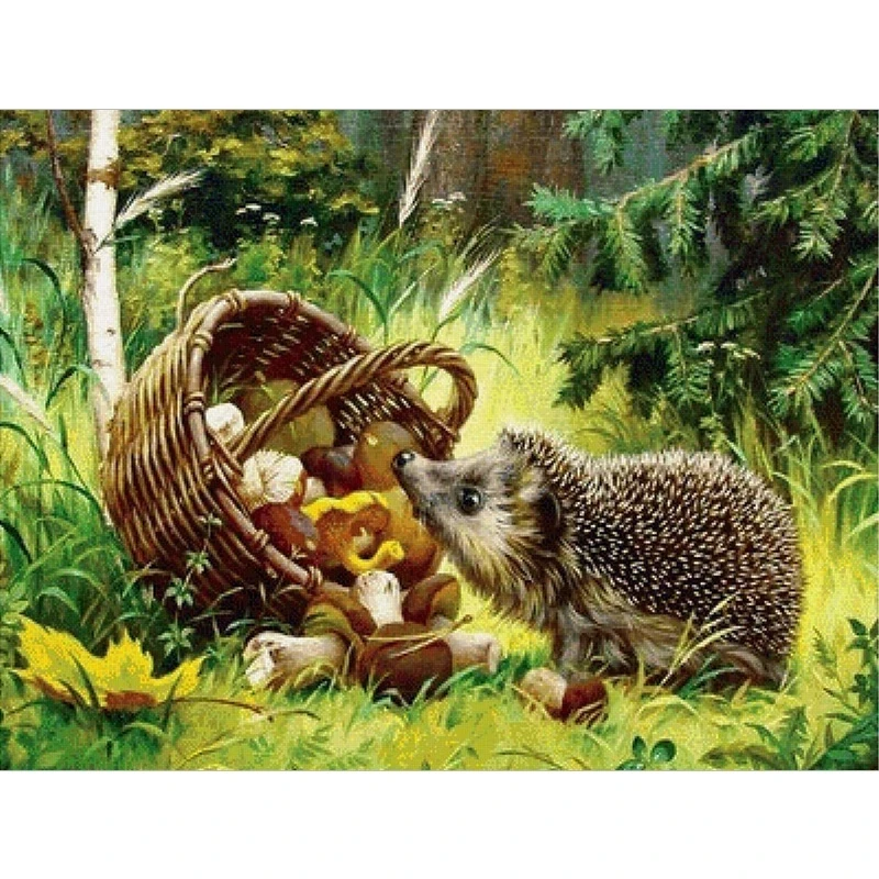 5D Diamond Embroidery Small hedgehog Diamond Painting Cross stitch Animal Rhinestone Mosaic Picture Home Decor Sale
5D Diamond Embroidery Small hedgehog Diamond Painting Cross stitch Animal Rhinestone Mosaic Picture Home Decor Sale