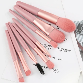 8Pcs/set Mini Makeup Brushes Eyeshadow Blending Powder Foundation Eyebrow Brushes Kit Portable Face Eye Beauty Makeup Tool
8Pcs/set Mini Makeup Brushes Eyeshadow Blending Powder Foundation Eyebrow Brushes Kit Portable Face Eye Beauty Makeup Tool